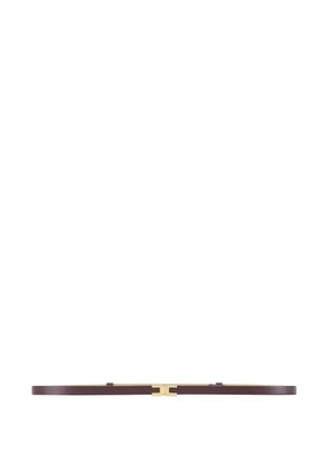 Elisabetta Franchi logo belt - Brown