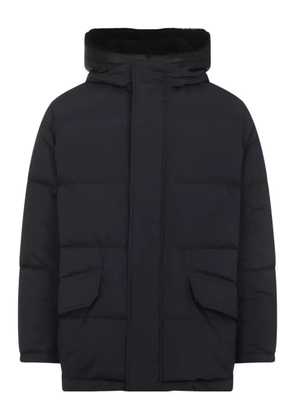 Yves Salomon hooded padded coat - Black