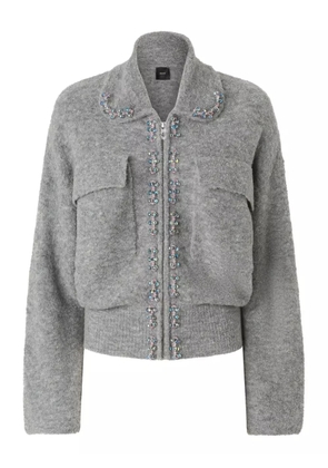 PINKO embellished jacket - Grey