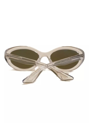 KHAITE x Oliver Peoples round sunglasses - White