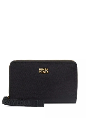Bimba y Lola zip-around wrist-strap wallet - Black
