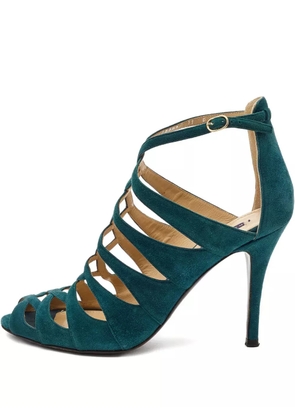 Ralph Lauren Vintage 110mm leather heeled sandals - Green