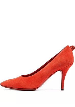 Ferragamo Pre-Owned suede pumps - Orange