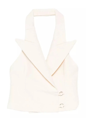 MEDEEA v-neck vest - Neutrals