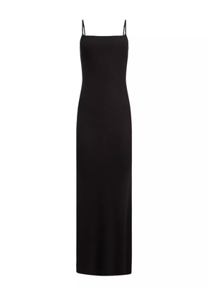 12 STOREEZ ribbed slip dress - Black