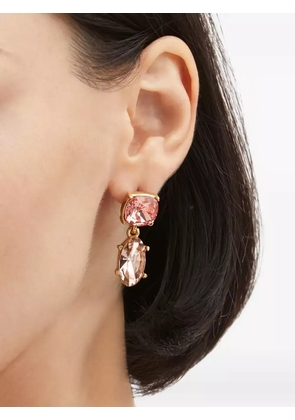 Oscar de la Renta crystal-embellished drop earrings - Gold