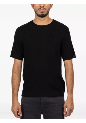 rag & bone ribbed short-sleeve T-shirt - Black