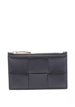 Bottega Veneta Pre-Owned 2012-2025 Nappa Intreccio Cassette Zipped Case card holder - Black