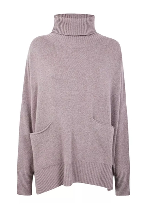Ma'ry'ya two-pocket roll-neck sweater - Neutrals