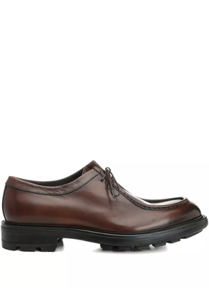 corvari leather loafers - Brown