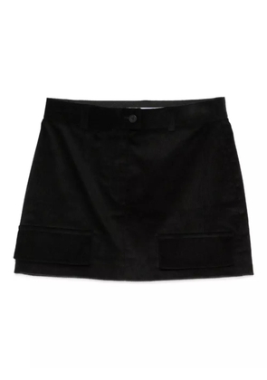 MEDEEA cotton straight skirt - Black
