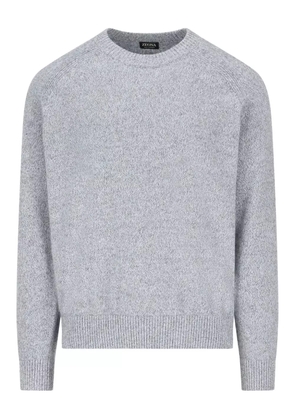 Zegna crew-neck sweater - Grey