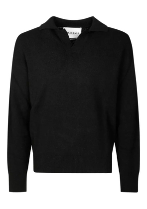 AMARÁNTO polo-collar sweater - Black