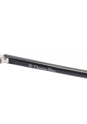 Christian Dior Pre-Owned 2000 dotted SoReal S sunglasses - Silver