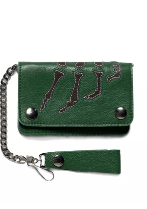 Awake NY Vanson Bones chain wallet - Green