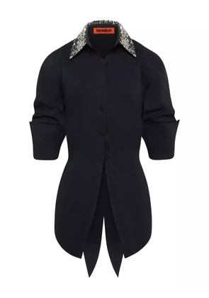 Simon Miller embellished-loch button-up shirt - Black