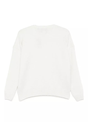 Superdry logo-patch sweater - White