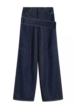 Sportmax Aia belted wide-leg jeans - Blue