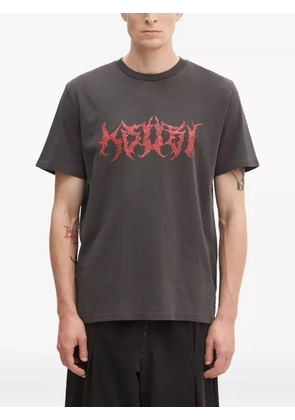 Ksubi Sabbath Kash logo graphic t-shirt - Grey
