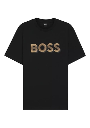 BOSS logo-print T-shirt - Black