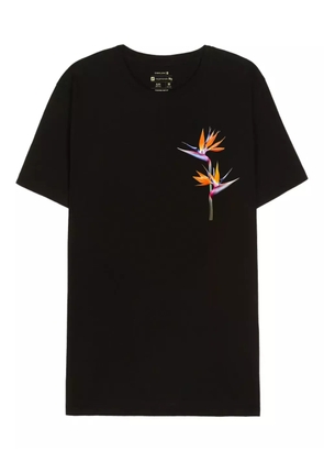 Osklen Strelitzia-print T-shirt - Black