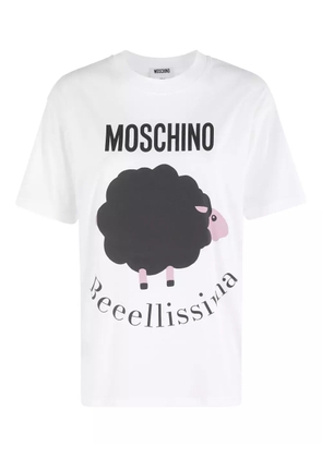 Moschino graphic-print T-shirt - White