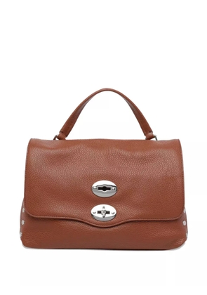 Zanellato small Postina turn-lock tote bag - Brown