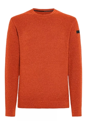 RRD boucle round-neck sweater - Orange