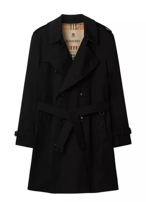 Burberry double-breasted belted trench coat - Black