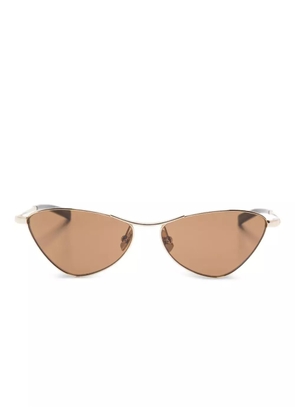 Saint Laurent Eyewear SL830 geometric-frame sunglasses - Gold