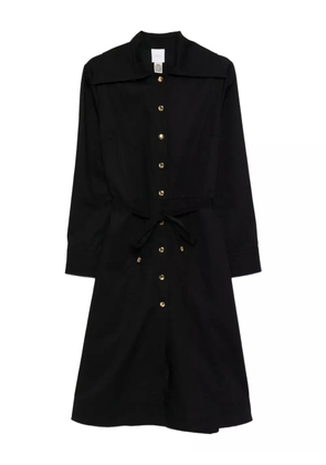 Patou belted midi dress - Black