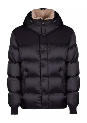 Moorer hooded puffer jacket - Black