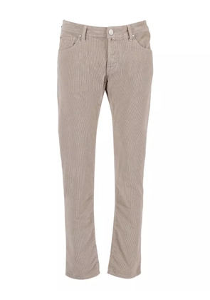 Jacob Cohën five pocket corduroy trousers - Brown