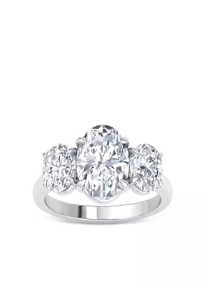 Tilla 14K white gold lab-grown diamond ring - Silver
