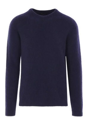 Roberto Collina round-neck long-sleeve sweater - Blue