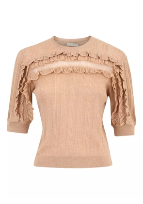 Ulla Johnson Salima ruffled-trim blouse - Brown