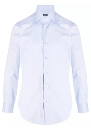 Barba poplin shirt - Blue
