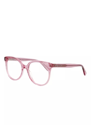 Alexander McQueen Eyewear round-frame glasses - Pink