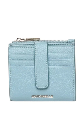 Coccinelle logo-detail leather wallet - Blue