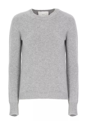 Vanisè ribbed-trim crew-neck sweater - Grey