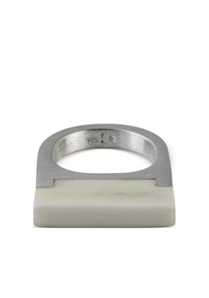 Parts of Four sterling silver ring