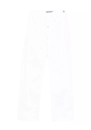 MEDEEA high-waisted trousers - White