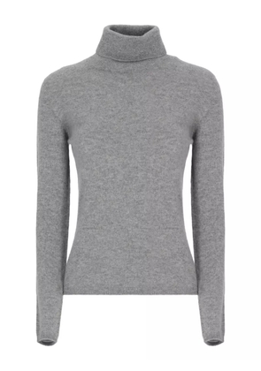 Vanisè turtleneck ribbed-trim sweater - Grey