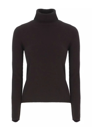 Vanisè turtleneck ribbed sweater - Brown