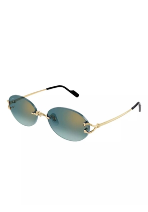Cartier Eyewear round-frame sunglasses - Gold
