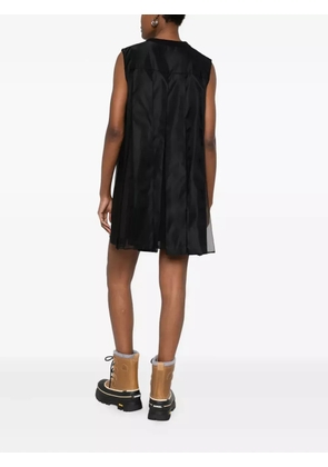 sacai sleeveless mini dress - Black
