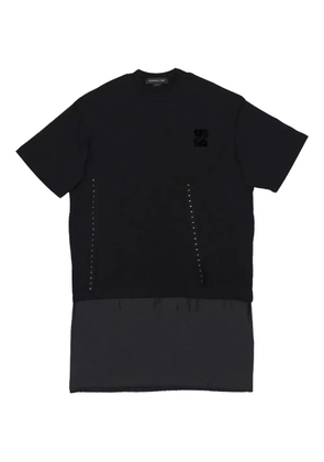 FEDERICO CINA appliqué-detail mini dress - Black