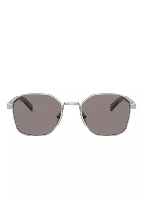 Prada Eyewear geometric-frame sunglasses - Silver