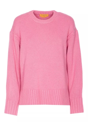 Guest In Residence Cozy crew-neck sweater - Pink