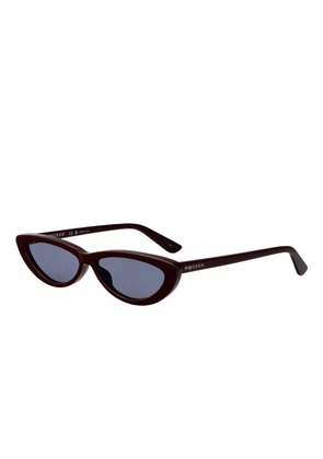 Alexander McQueen Eyewear cat-eye frame sunglasses - Brown